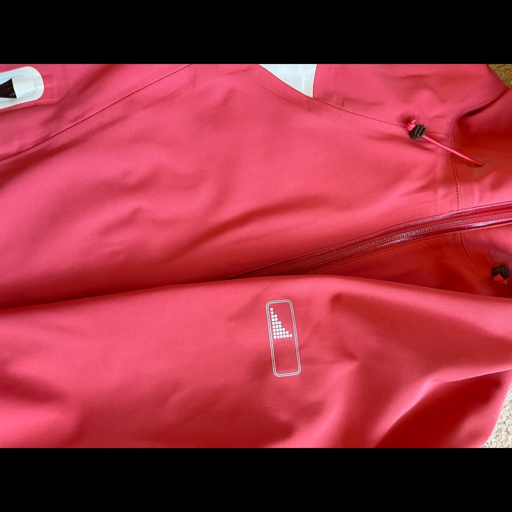 Ski Wind/ Waterproof Shell Jacket, Light Red, Sma… - image 7